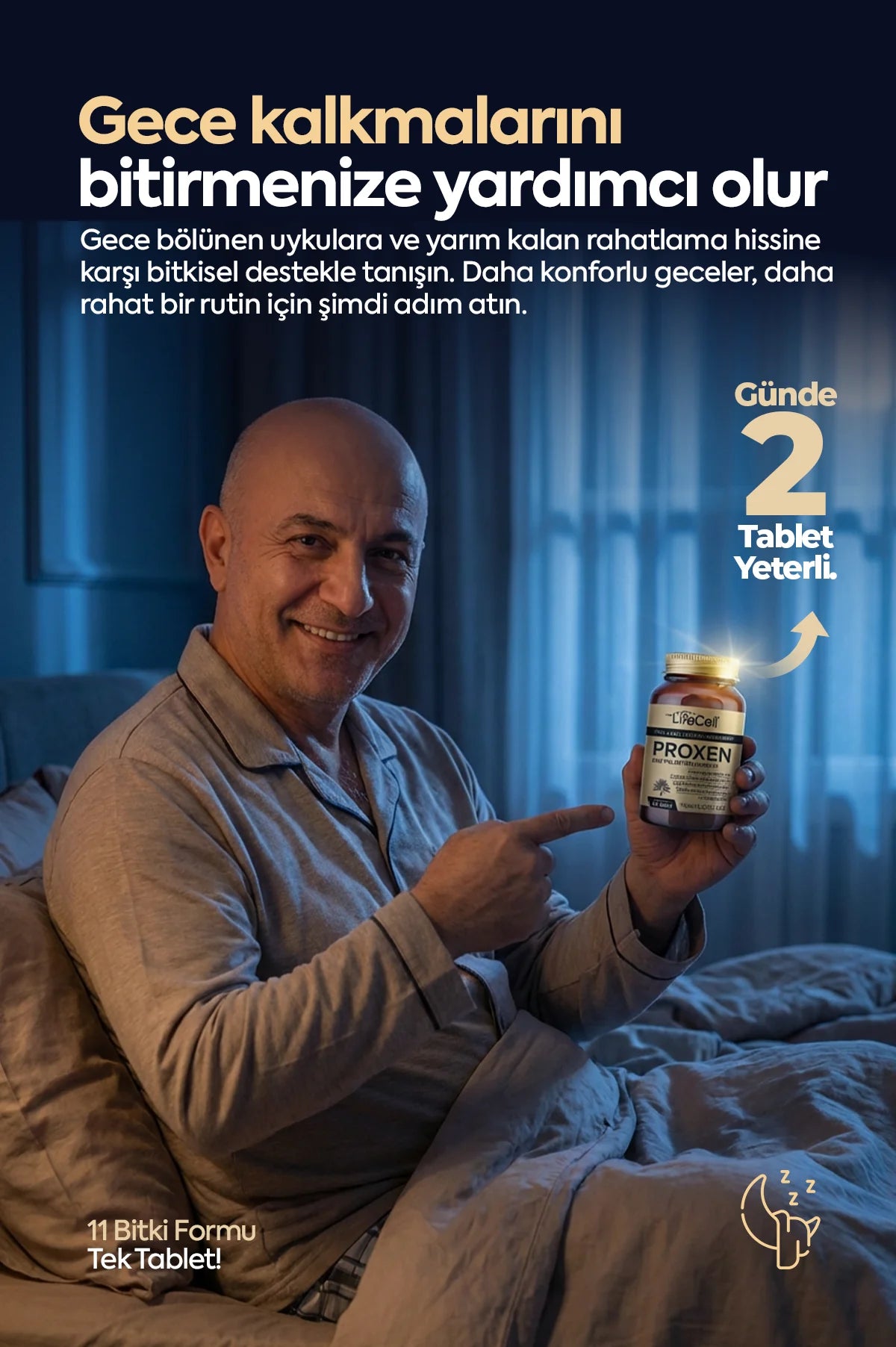 PROXEN | Saw Palmetto Complex | Cüce Palmiye, Bal Kabağı ve Beta Glukan İçeren Takviye Edici Gıda