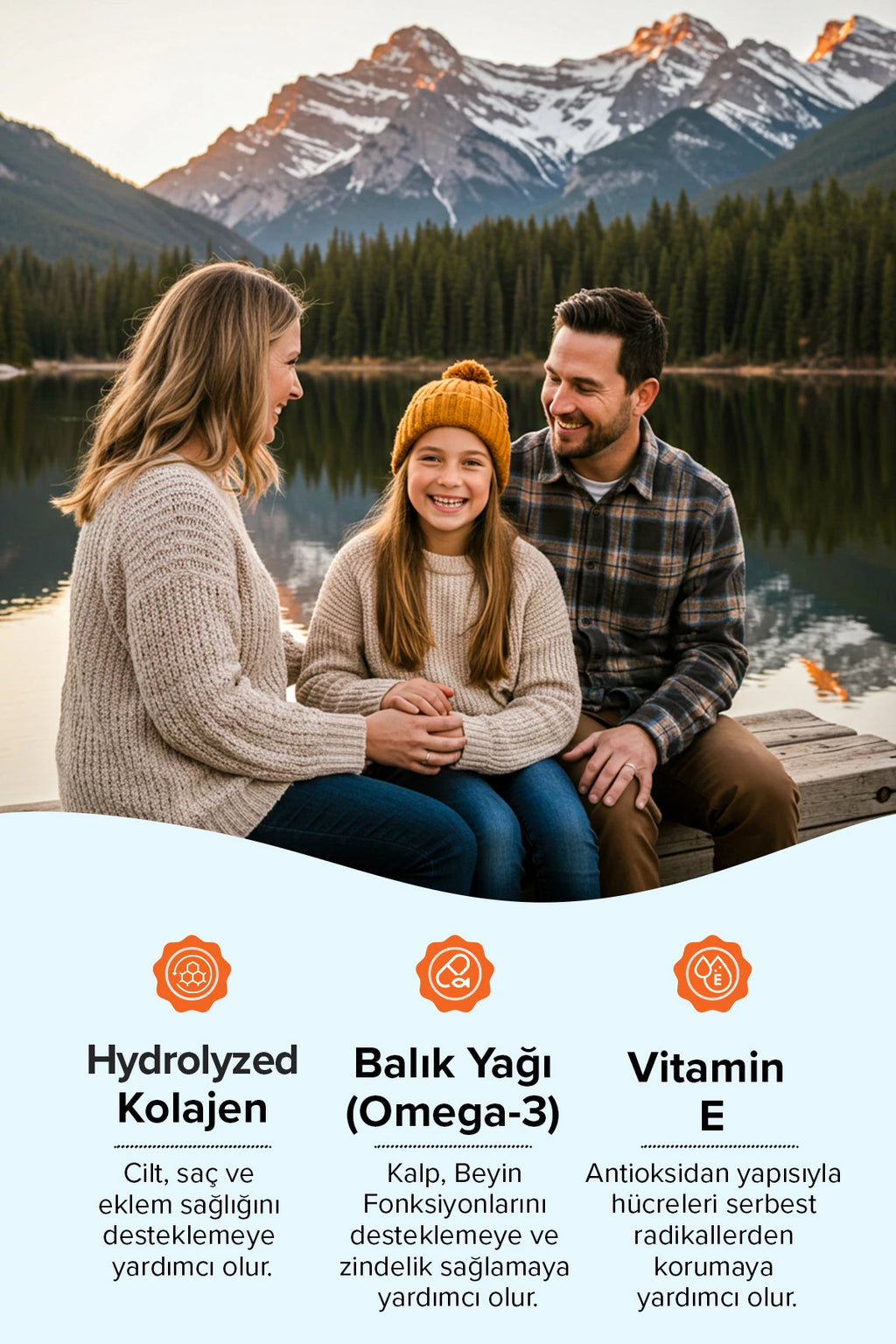 Pro-Omega 3 | DHA & EPA, Kolajen ve Vitamin E İçeren Takviye