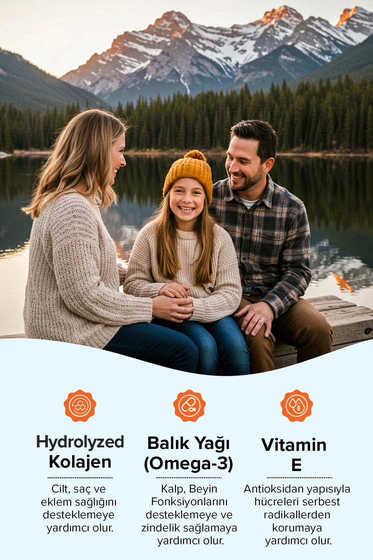 Pro-Omega 3 | DHA & EPA, Kolajen ve Vitamin E İçeren Takviye
