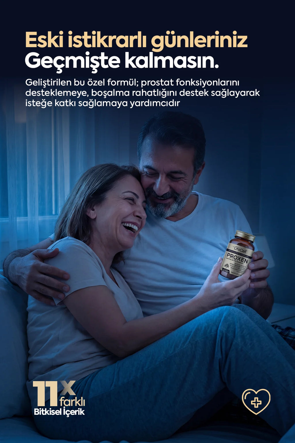 PROXEN | Saw Palmetto Complex | Cüce Palmiye, Bal Kabağı ve Beta Glukan İçeren Takviye Edici Gıda