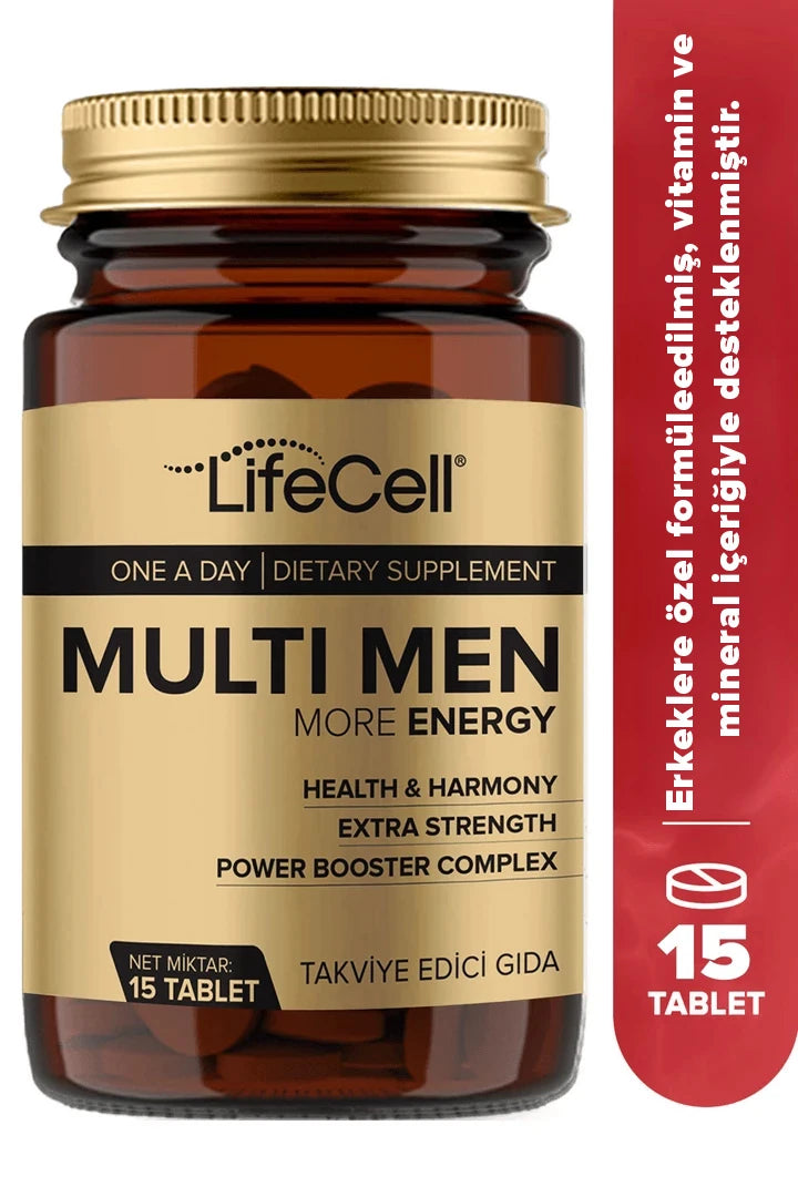 Multi Men Power Booster Complex | More Energy ( Erkeklere Özel Multivitamin Desteği )