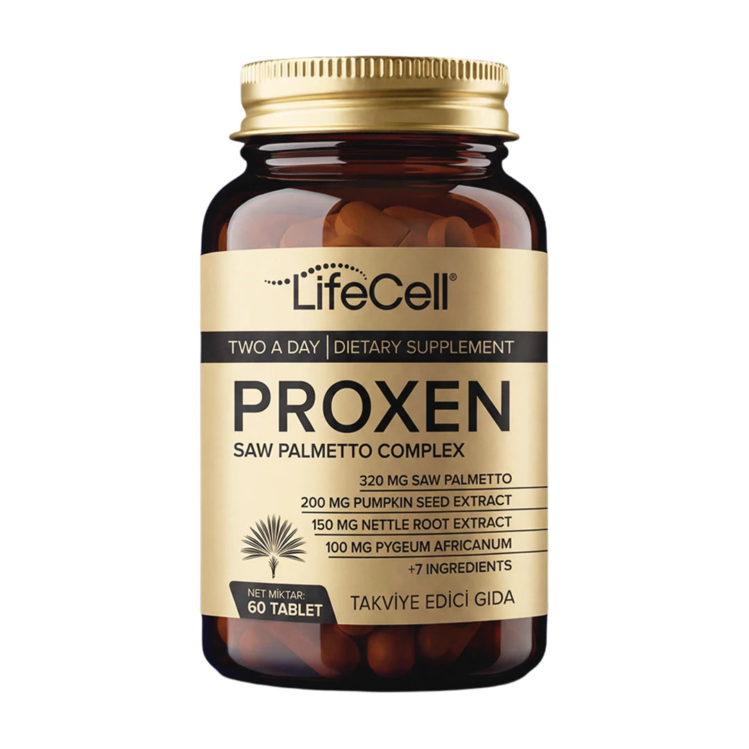 PROXEN | Saw Palmetto Complex | Cüce Palmiye, Bal Kabağı ve Beta Glukan İçeren Takviye Edici Gıda