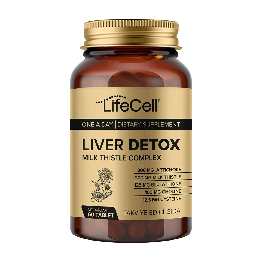 Liver Detox - Glutatyon, Devedikeni Ve Enginar İçeren Takviye Edici Gıda